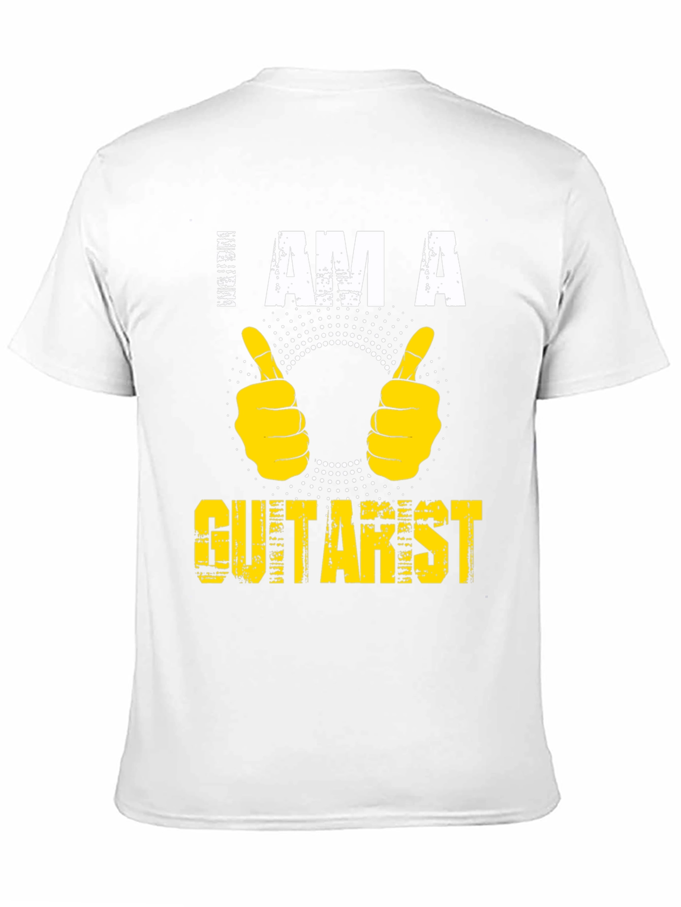 I Am A Guitarist Graphic T-Shirt - Black