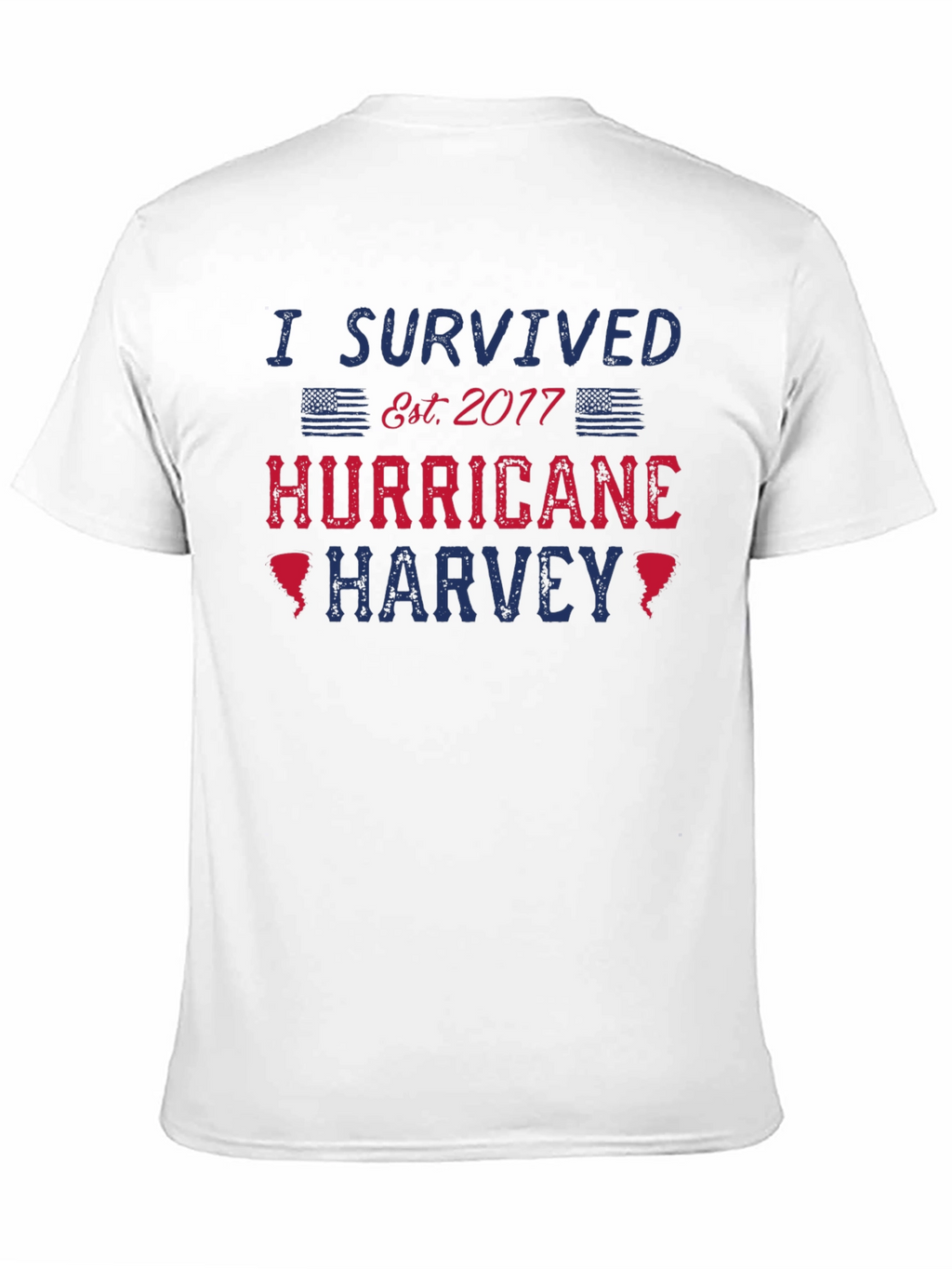 I Survived Hurricane Harvey Black T-Shirt