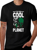 Im Too Cool Alien Graphic T-Shirt