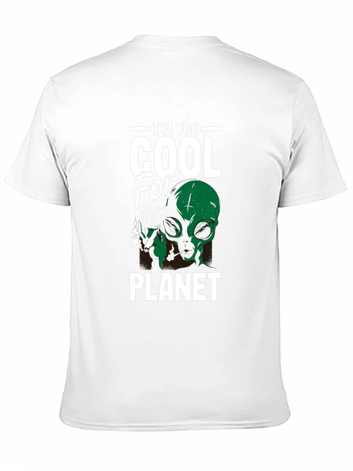 Im Too Cool Alien Graphic T-Shirt