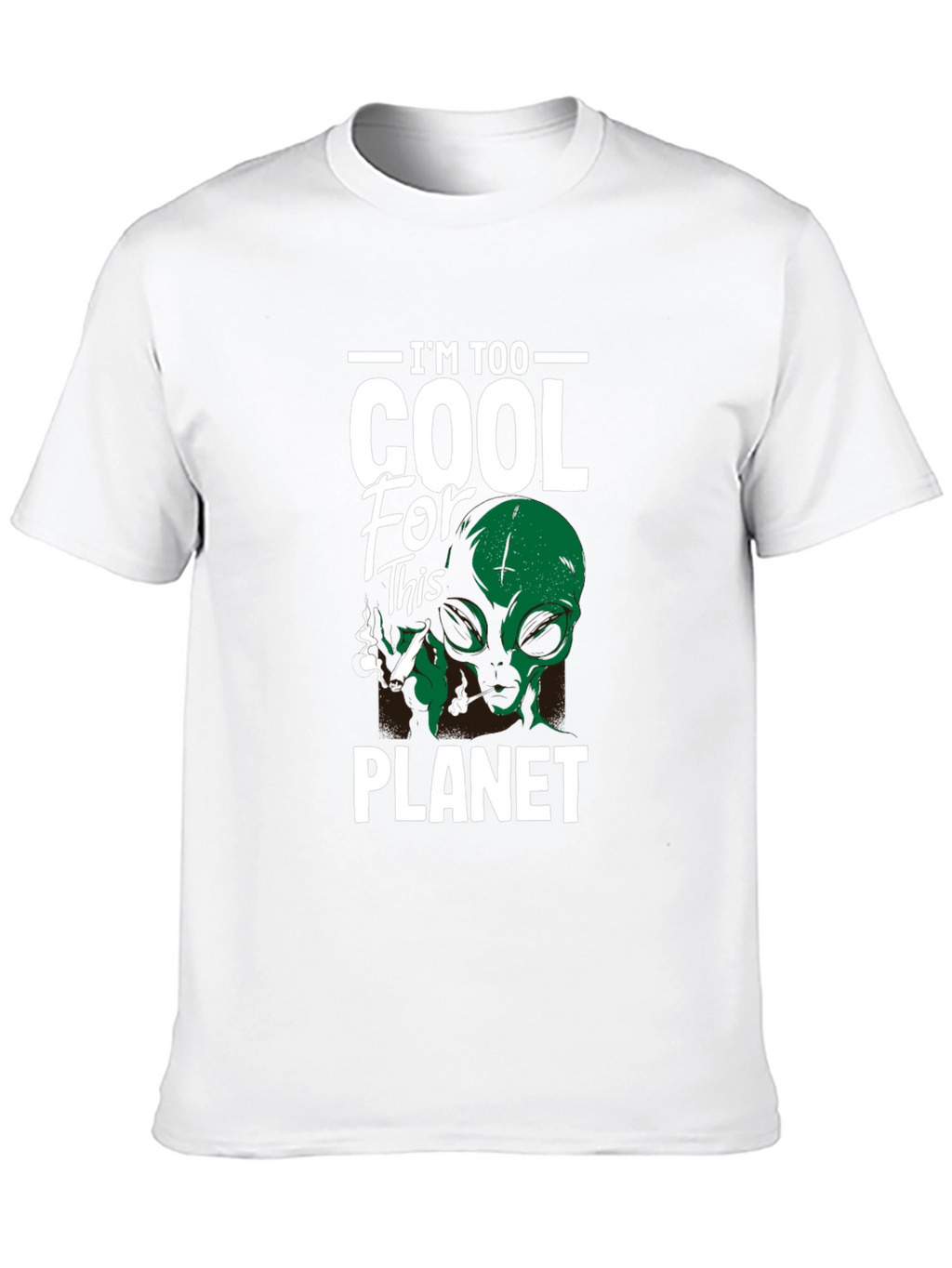 Im Too Cool Alien Graphic T-Shirt