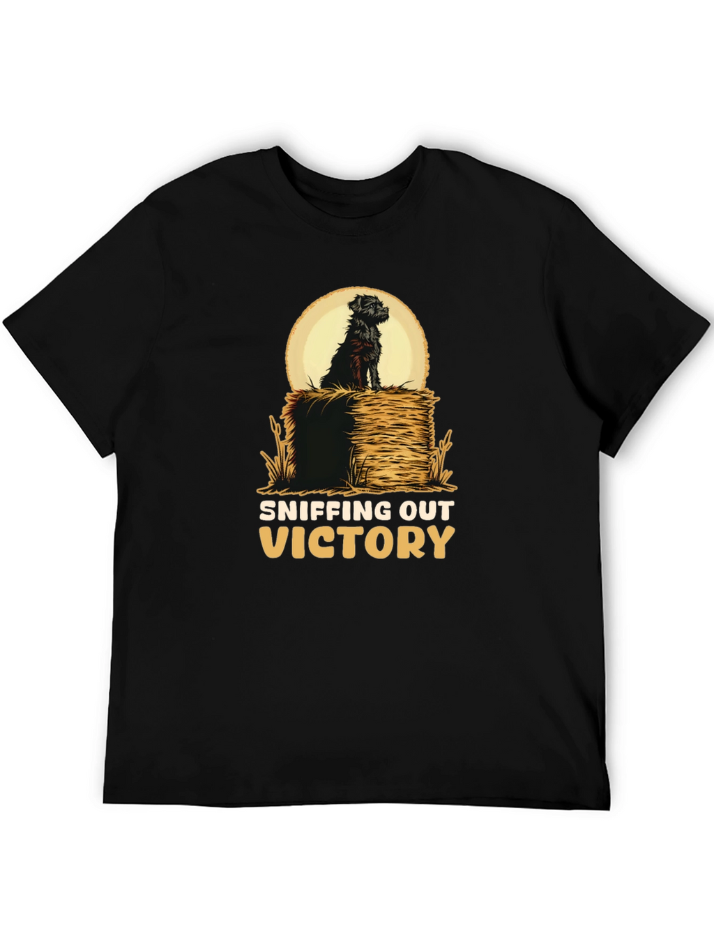 Sniffing Out Victory Dog Graphic T-Shirt
