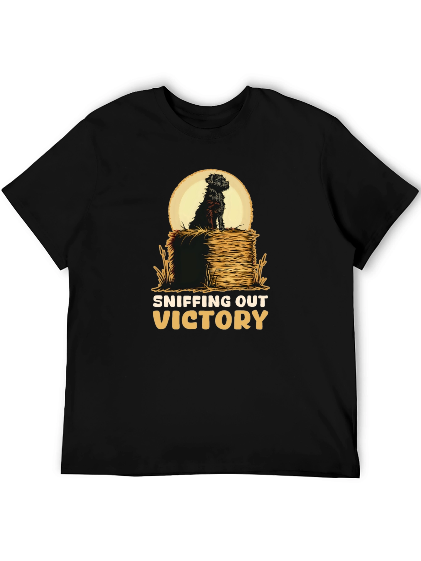 Sniffing Out Victory Dog Graphic T-Shirt