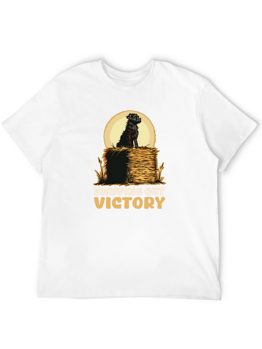 Sniffing Out Victory Dog Graphic T-Shirt