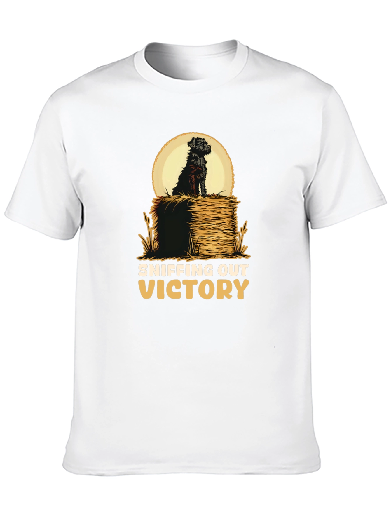 Sniffing Out Victory Dog Graphic T-Shirt