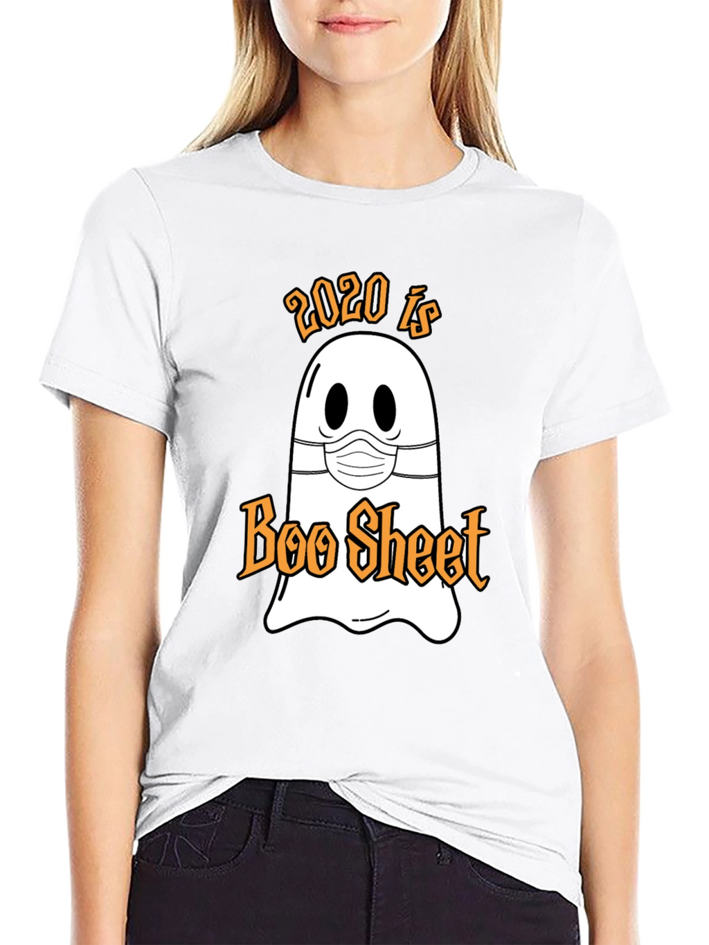 Funny 2020 Boo Sheet Halloween Ghost T-Shirt