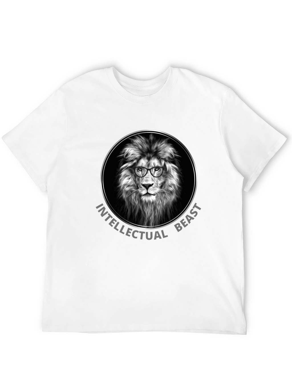 Intellectual Beast Lion Graphic Tee
