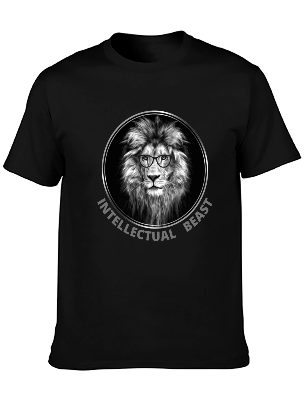 Intellectual Beast Lion Graphic Tee