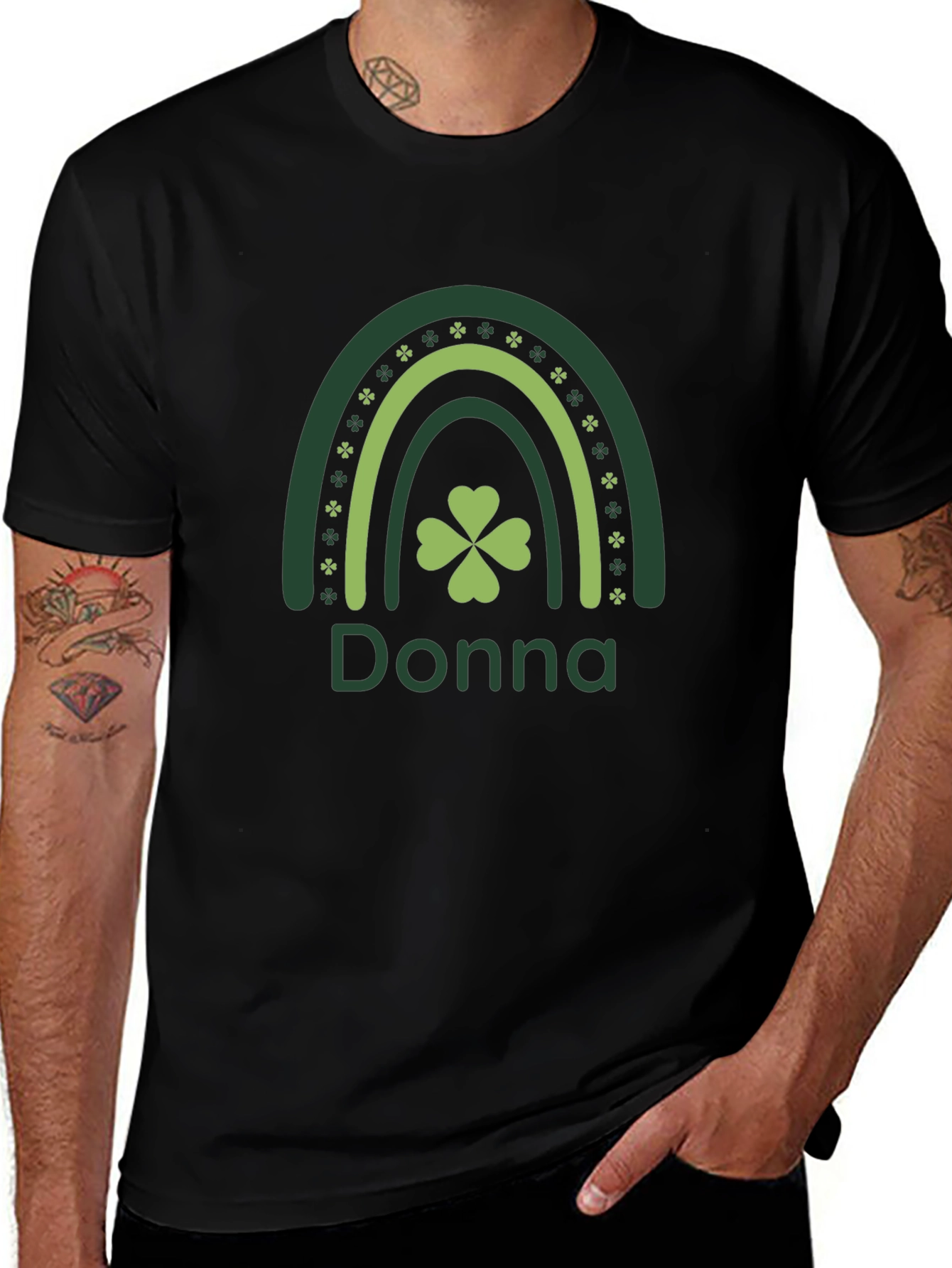 St. Patricks Day Personalized Rainbow T-Shirt