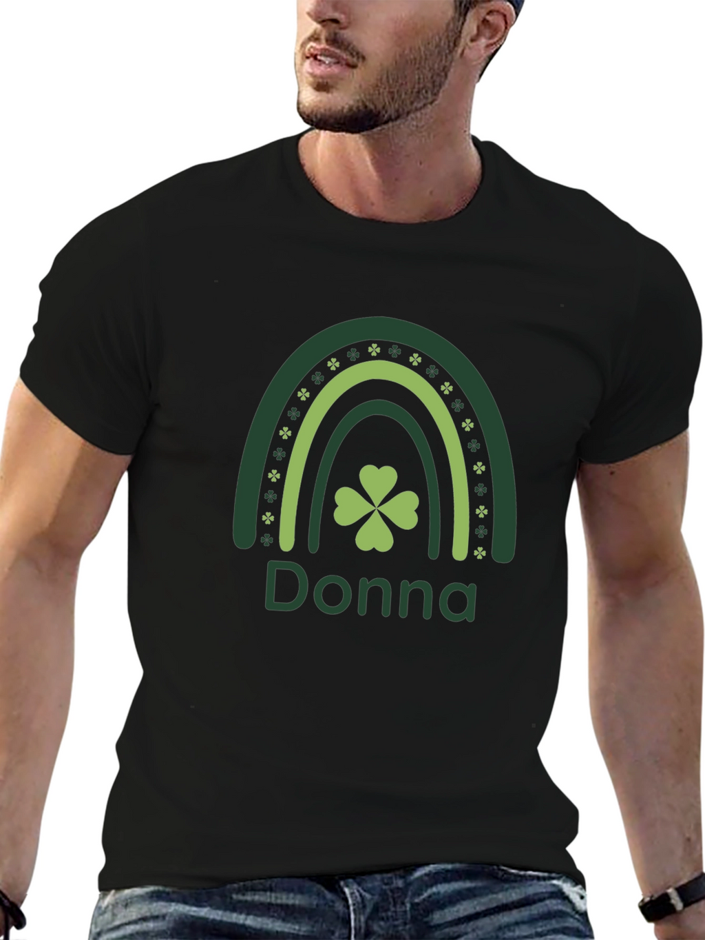 St. Patricks Day Personalized Rainbow T-Shirt
