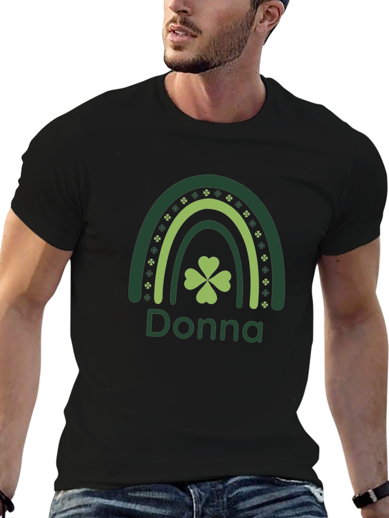 St. Patricks Day Personalized Rainbow T-Shirt