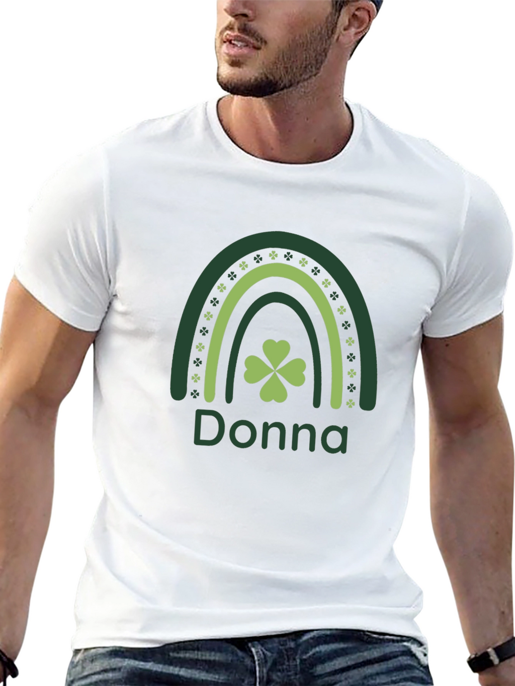 St. Patricks Day Personalized Rainbow T-Shirt