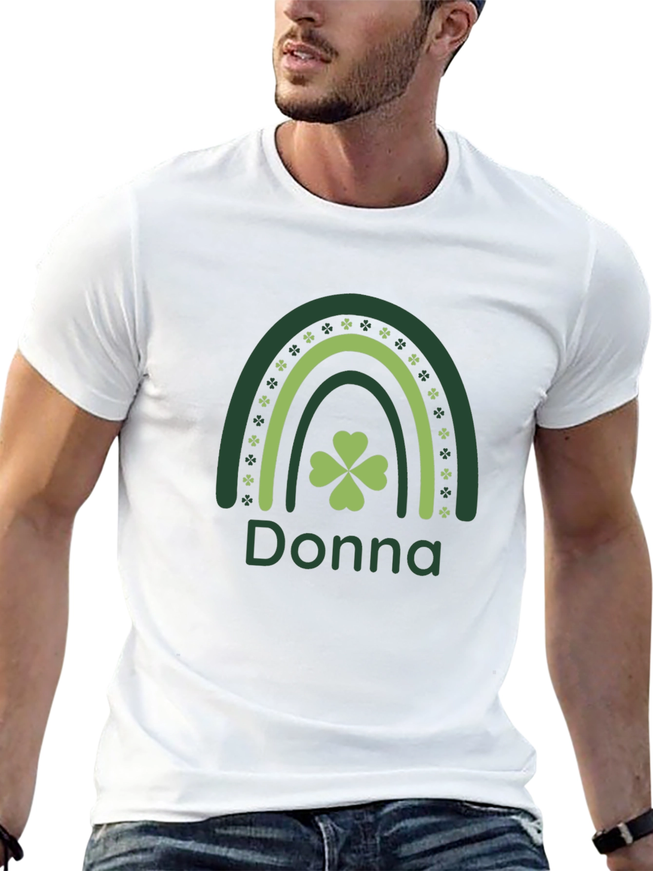 St. Patricks Day Personalized Rainbow T-Shirt