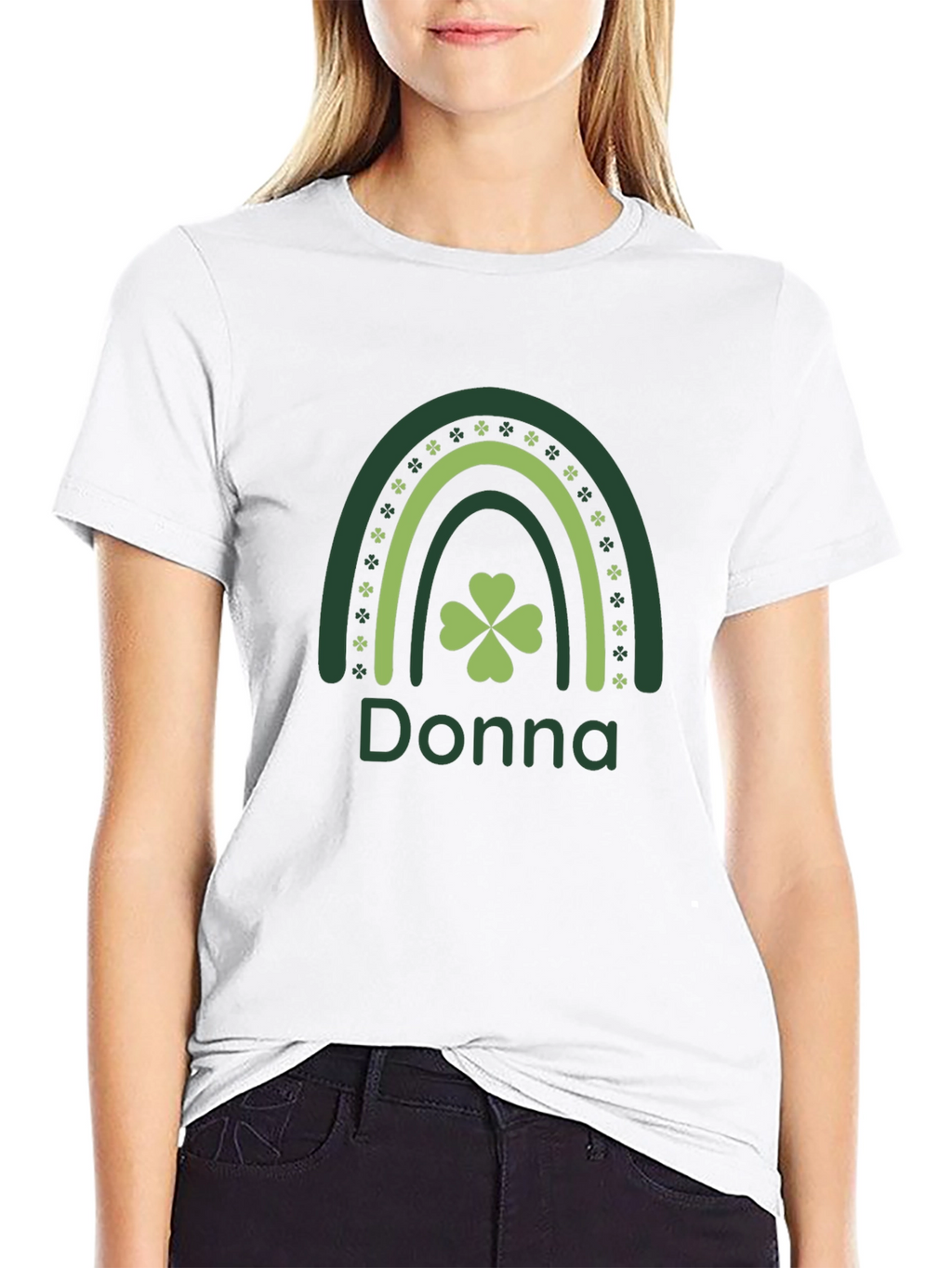 St. Patricks Day Personalized Rainbow T-Shirt