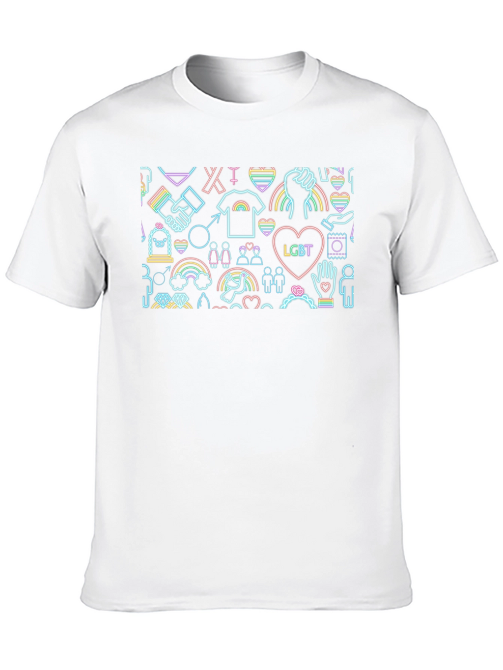 LGBT Pride Graphic Tee - Black