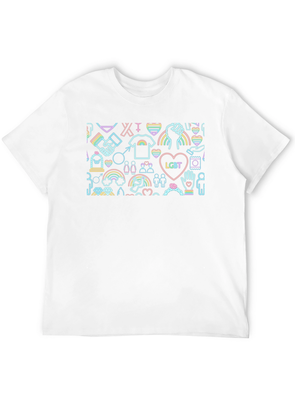 LGBT Pride Graphic Tee - Black