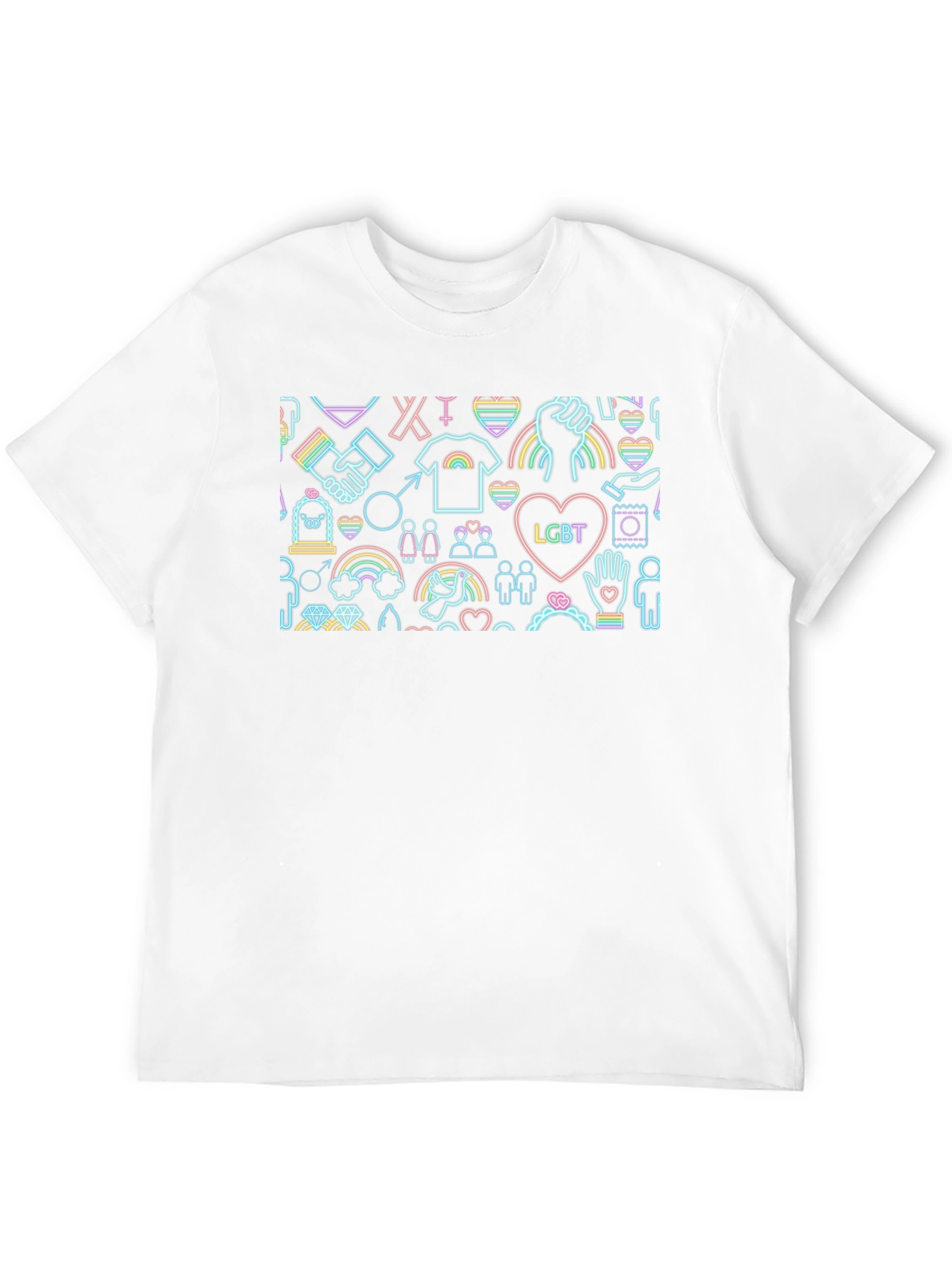 LGBT Pride Graphic Tee - Black