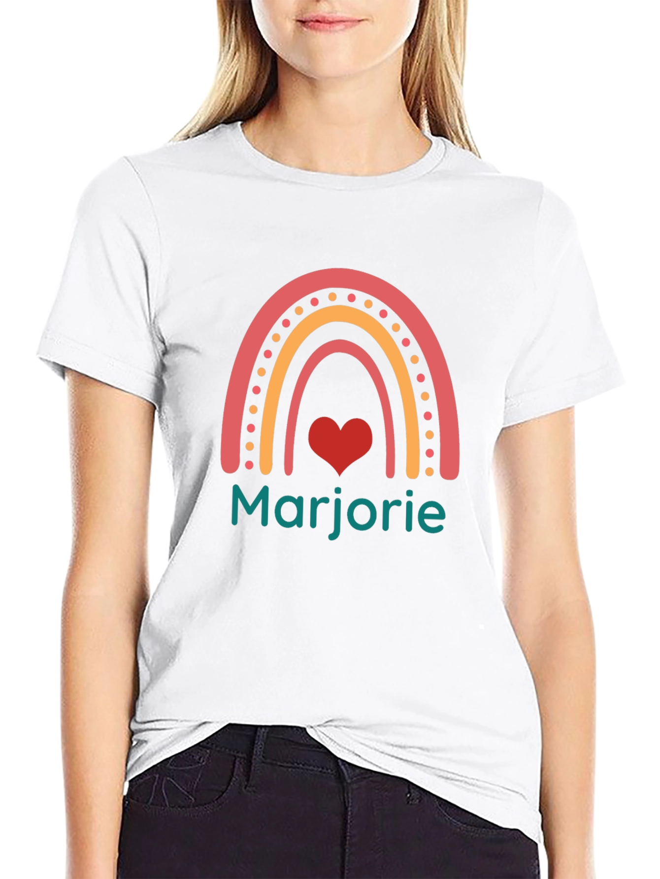 Rainbow Marjorie Graphic Tee