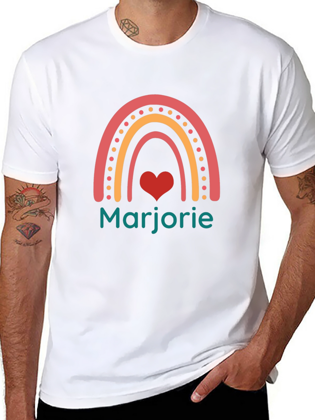 Rainbow Marjorie Graphic Tee