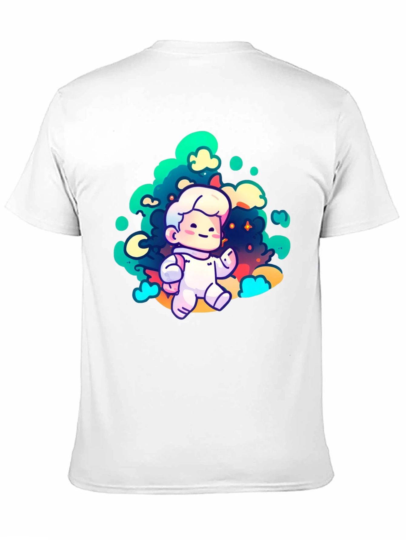 Cartoon Character Graphic T-Shirt