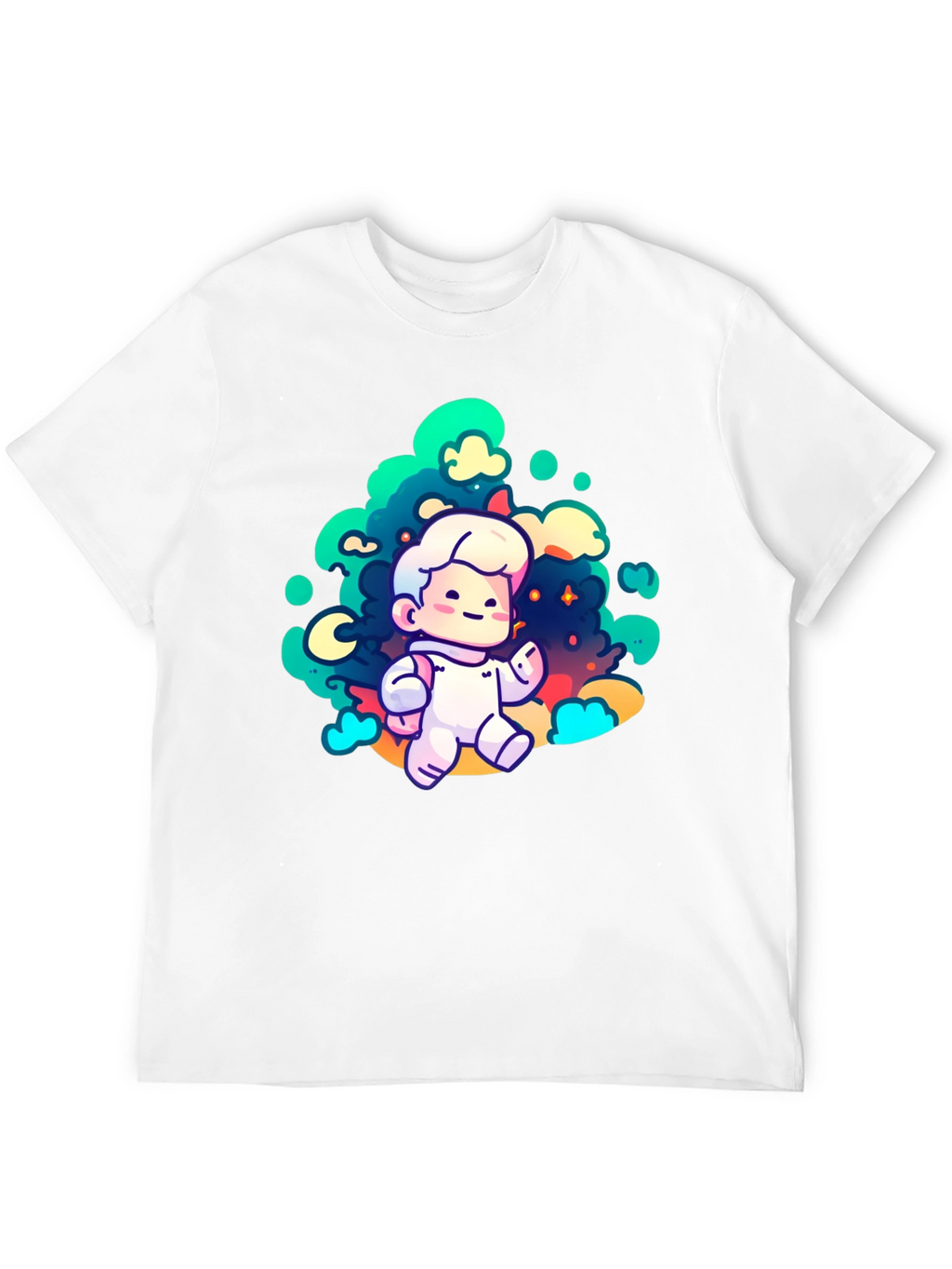 Cartoon Character Graphic T-Shirt