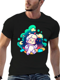 Cartoon Character Graphic T-Shirt