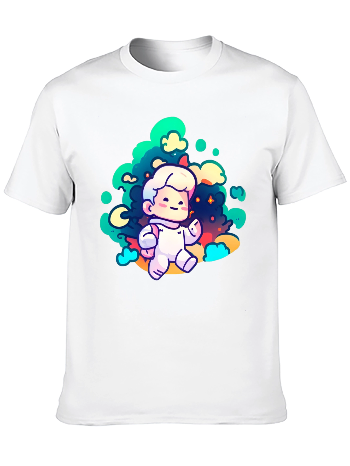 Cartoon Character Graphic T-Shirt