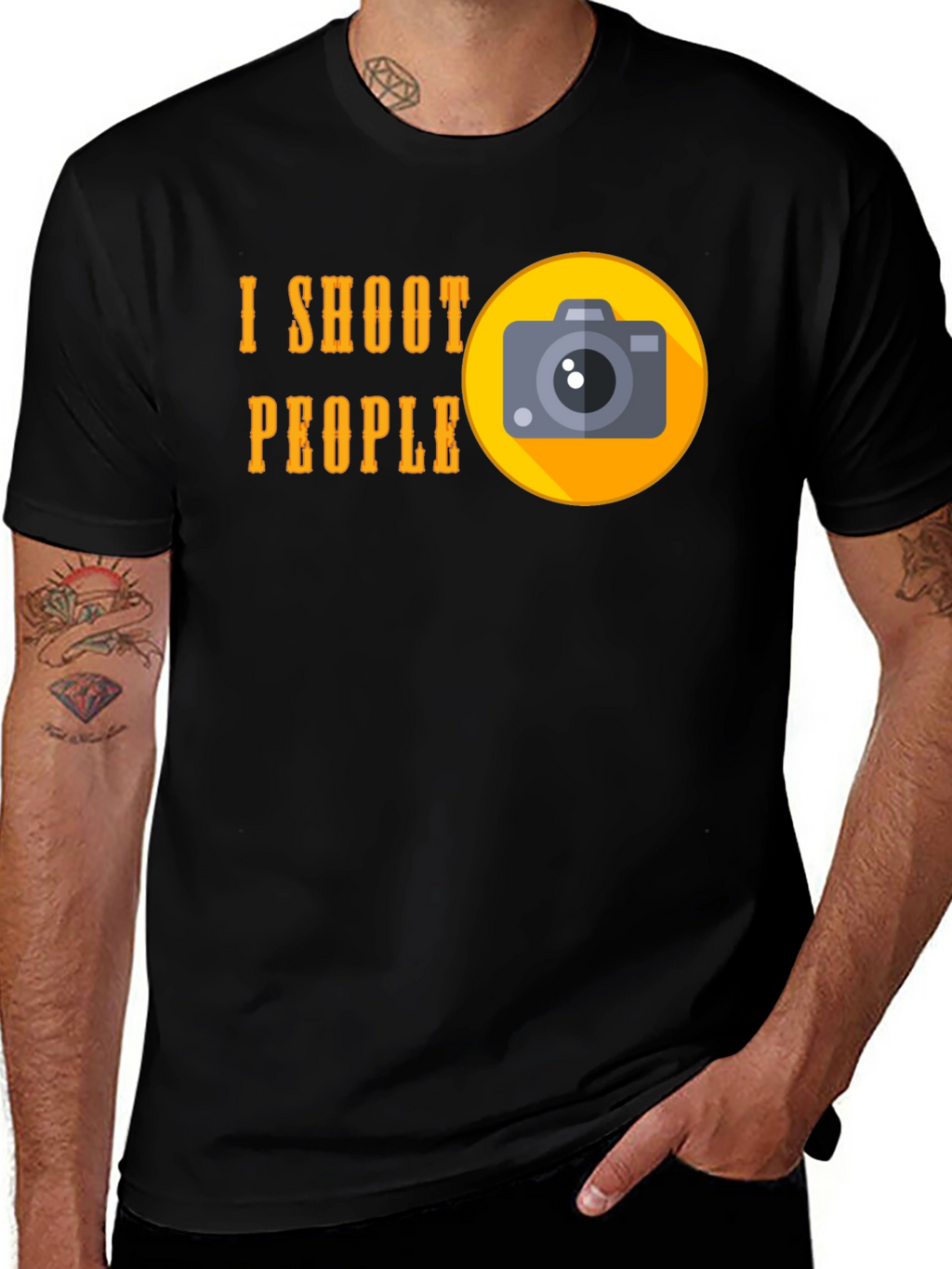 I Shoot People T-Shirt - Funny Photographer Tee