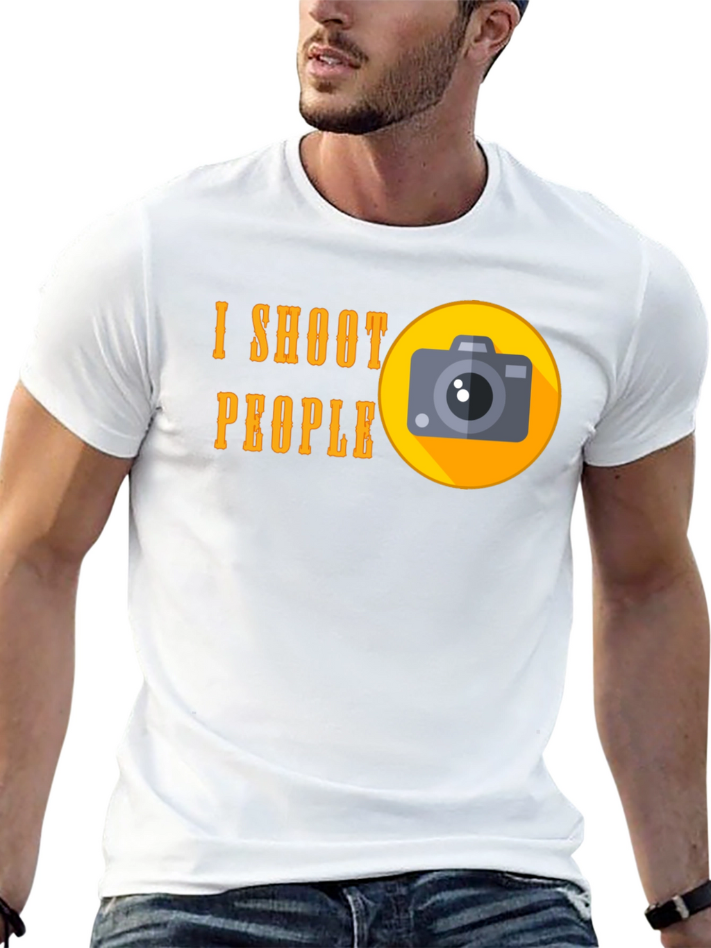 I Shoot People T-Shirt - Funny Photographer Tee