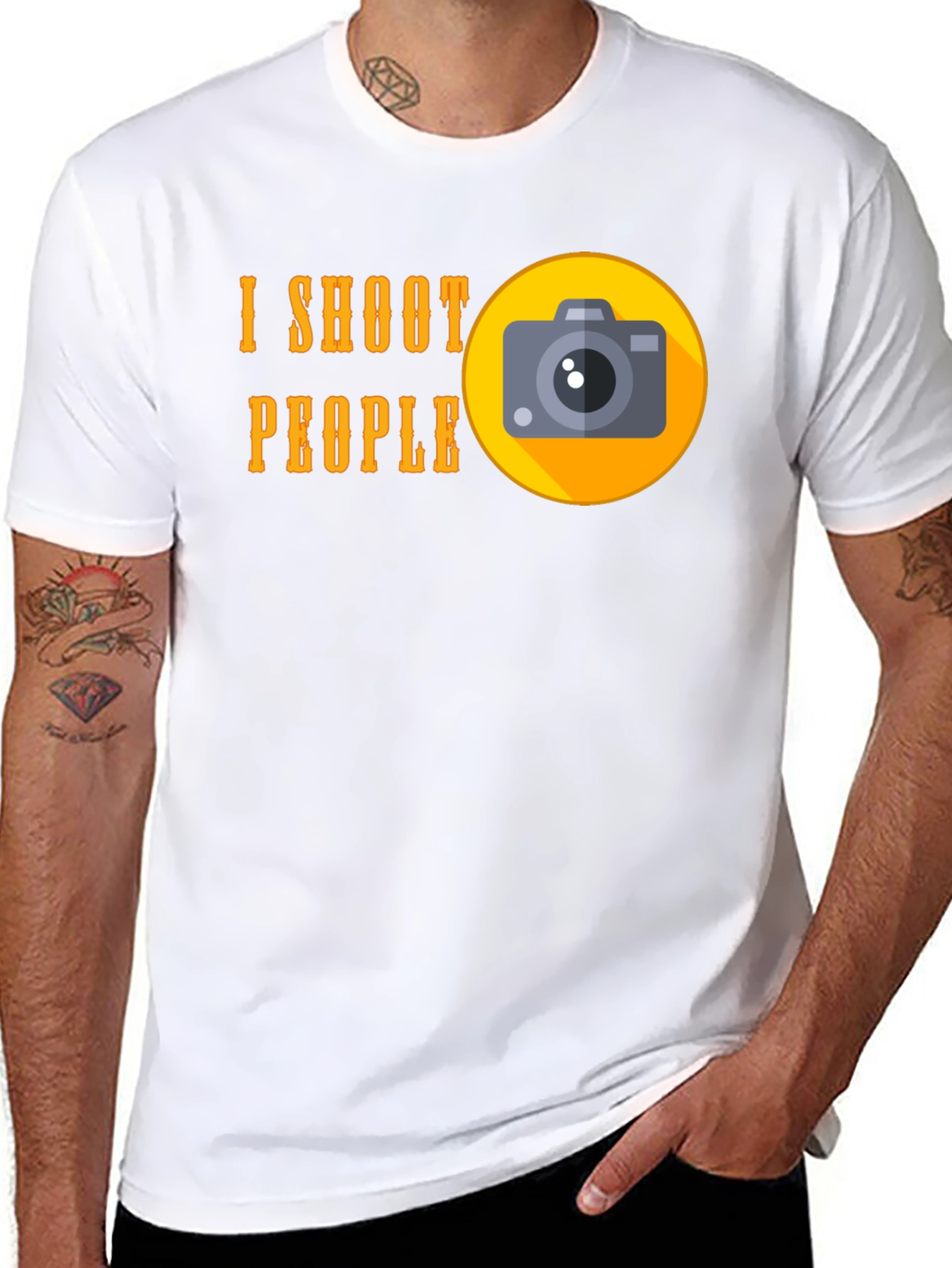 I Shoot People T-Shirt - Funny Photographer Tee
