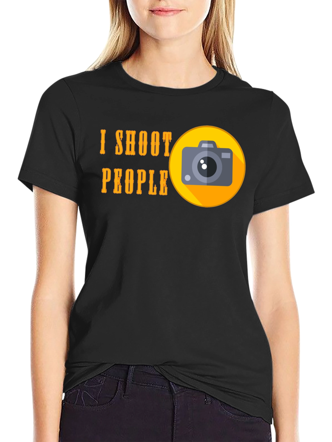 I Shoot People T-Shirt - Funny Photographer Tee