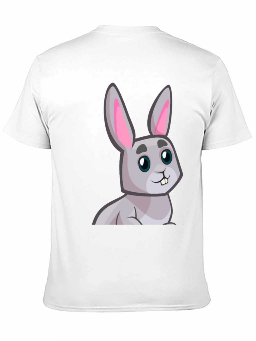 Cute Cartoon Rabbit Graphic T-Shirt