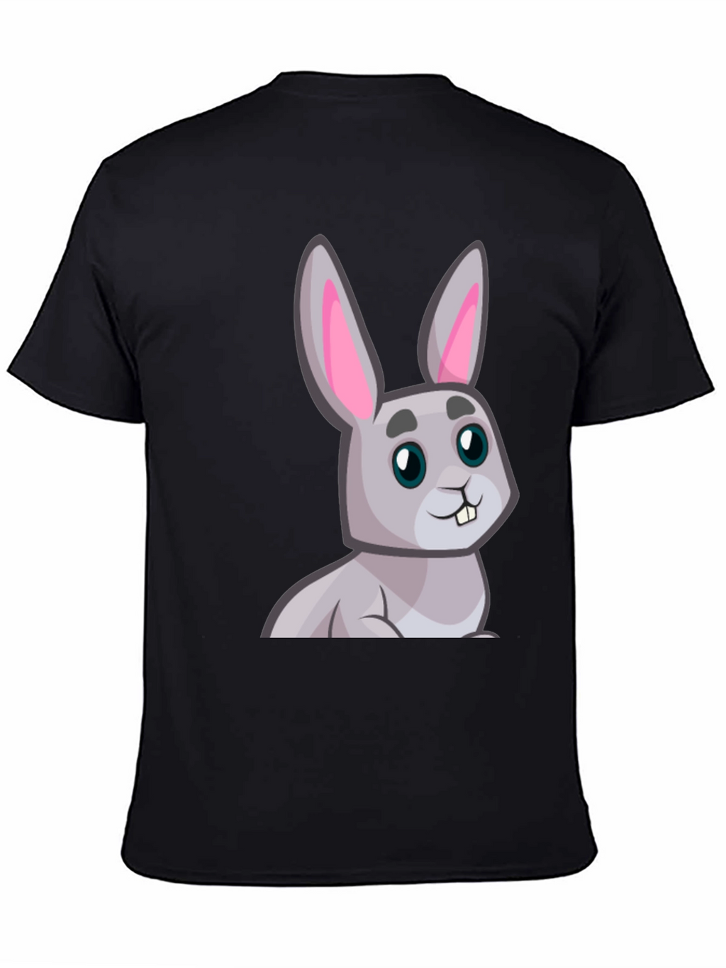 Cute Cartoon Rabbit Graphic T-Shirt