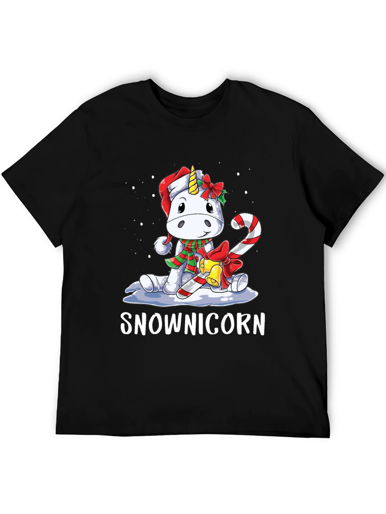 Snownicorn T-Shirt: Festive Holiday Unicorn Tee