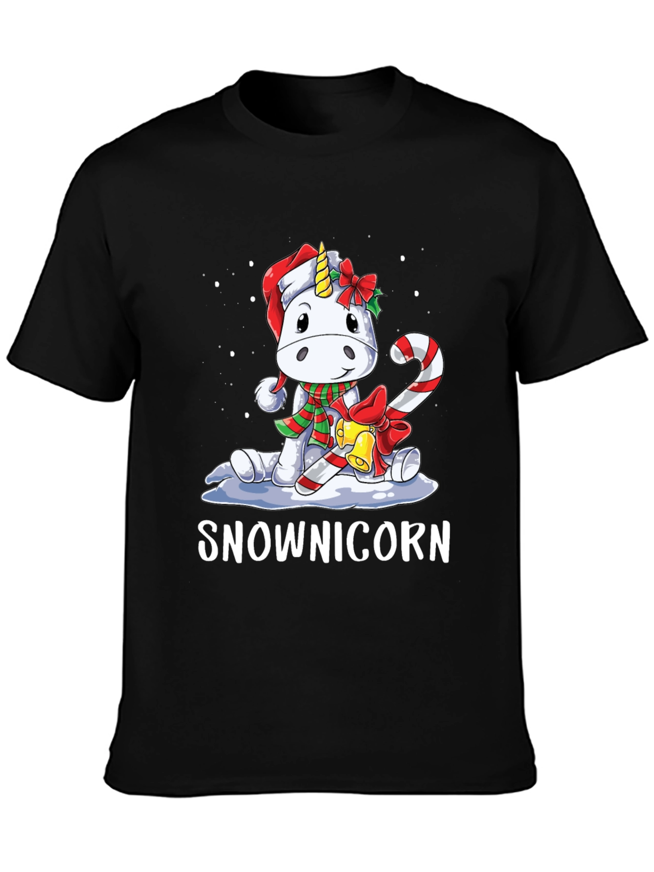 Snownicorn T-Shirt: Festive Holiday Unicorn Tee