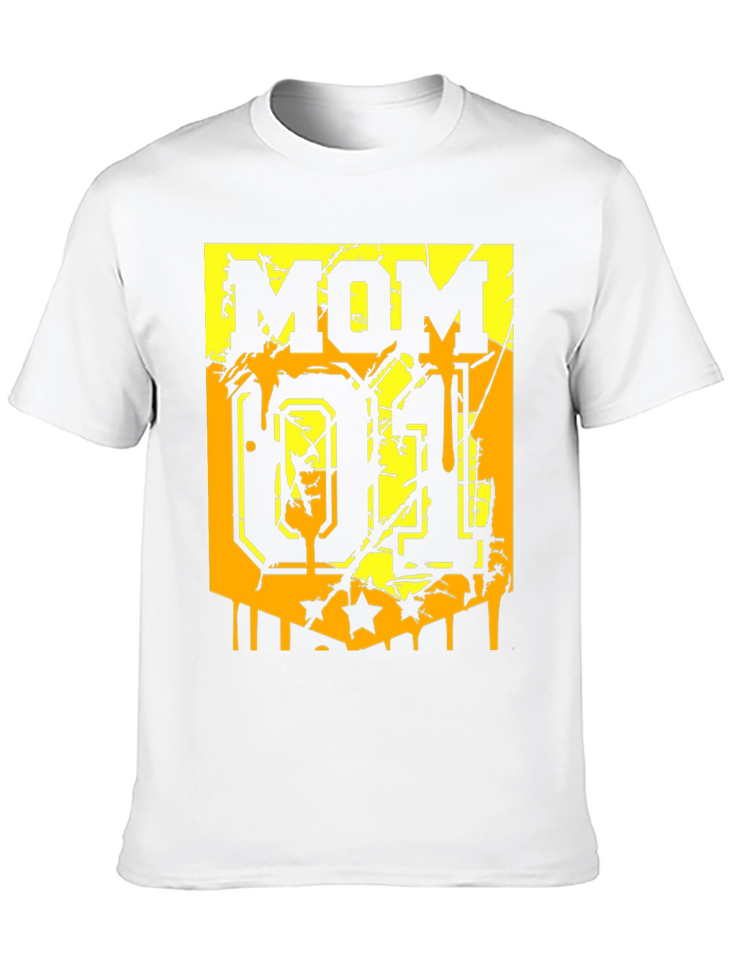 Mom 01 Graphic Print Black T-Shirt