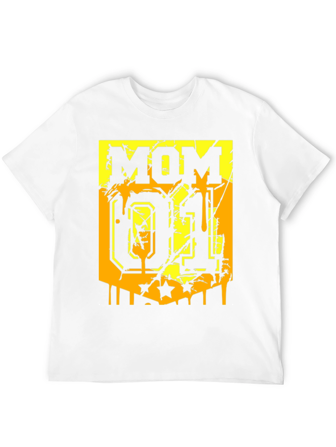 Mom 01 Graphic Print Black T-Shirt