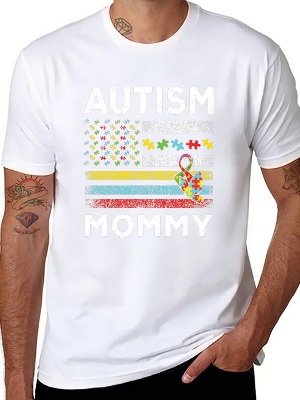 Autism Awareness Mommy T-Shirt