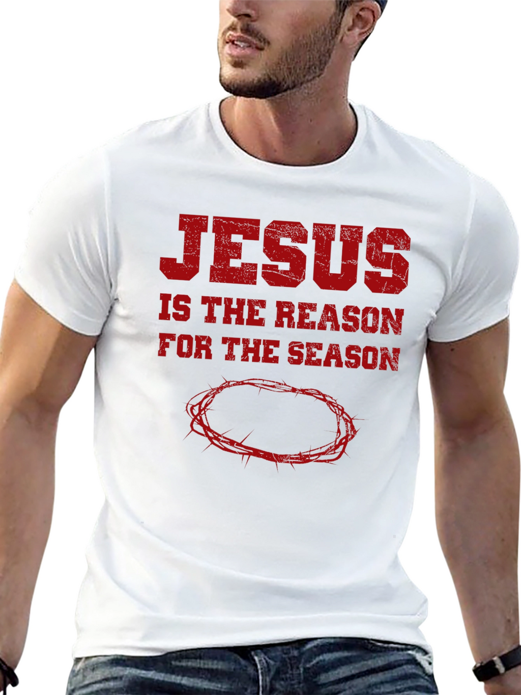 Jesus Is The Reason T-Shirt Black
