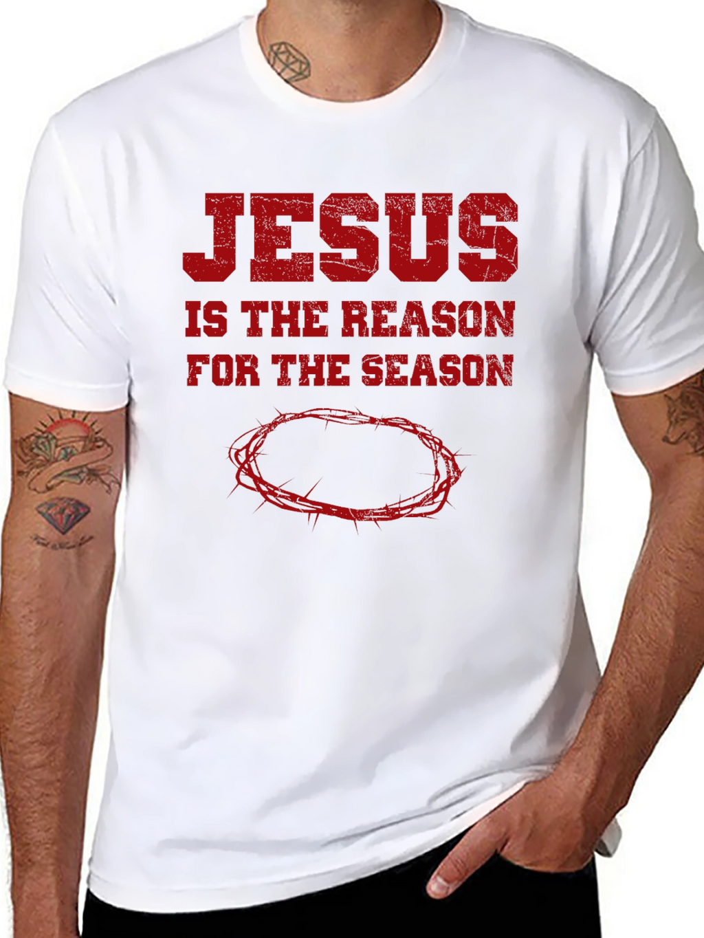 Jesus Is The Reason T-Shirt Black