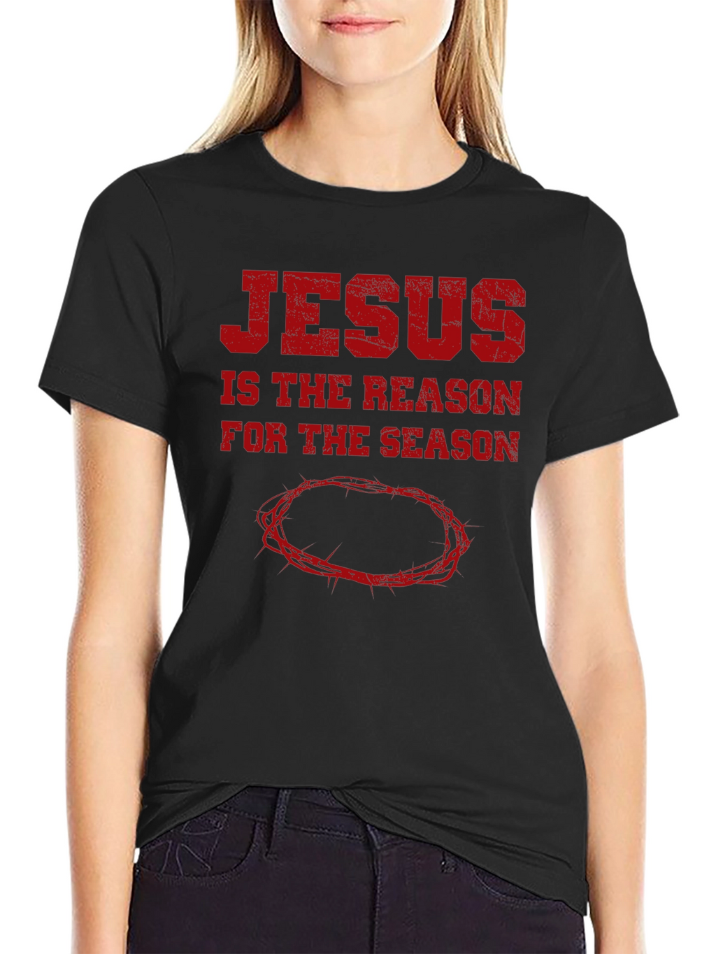 Jesus Is The Reason T-Shirt Black