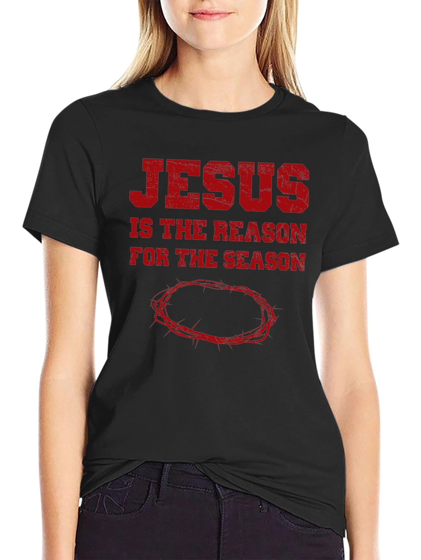 Jesus Is The Reason T-Shirt Black