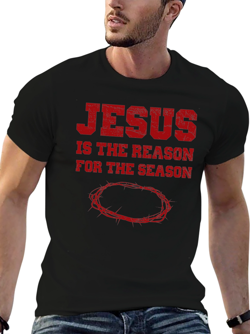 Jesus Is The Reason T-Shirt Black
