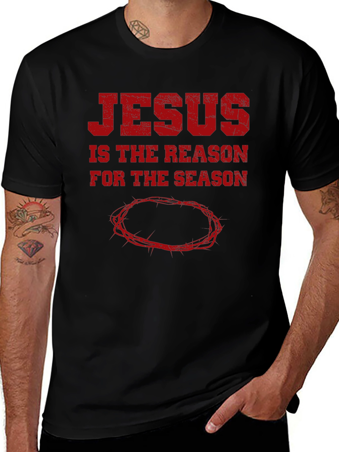 Jesus Is The Reason T-Shirt Black