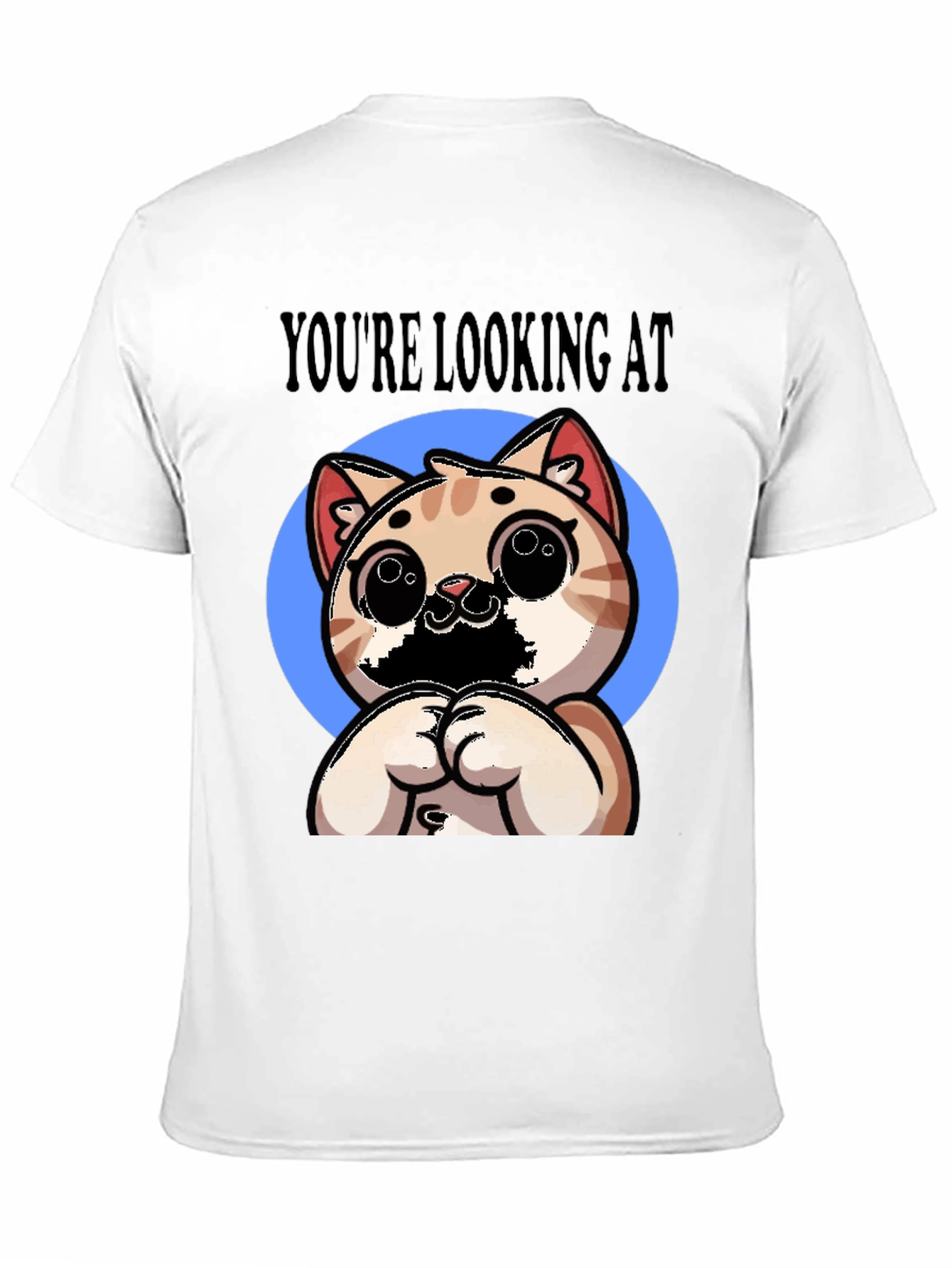 Youre Looking At Cute Cat Graphic Tee