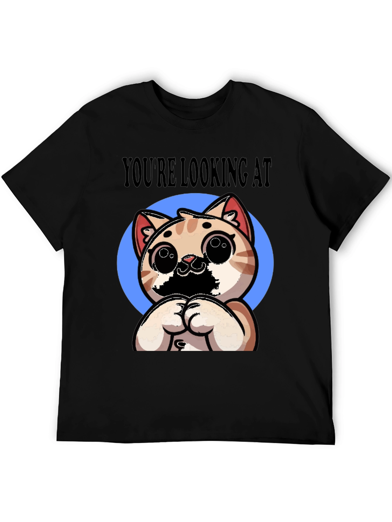 Youre Looking At Cute Cat Graphic Tee