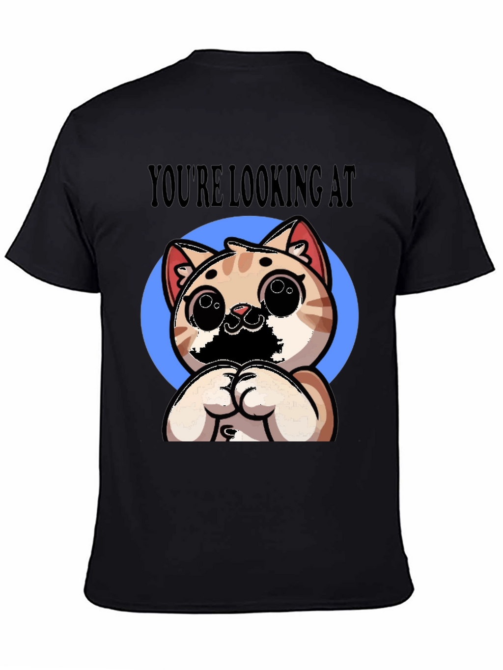 Youre Looking At Cute Cat Graphic Tee
