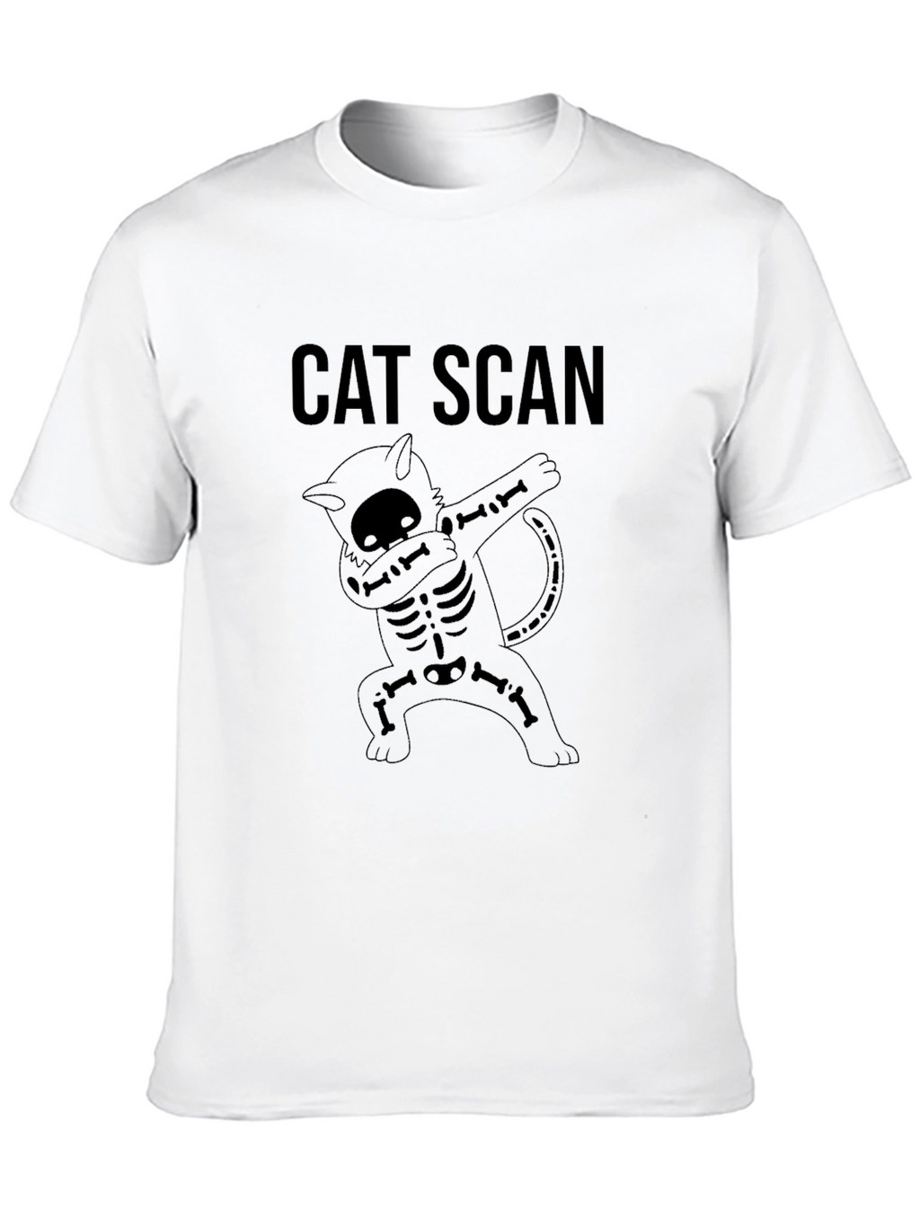 Cat Scan Skeleton Dab T-Shirt