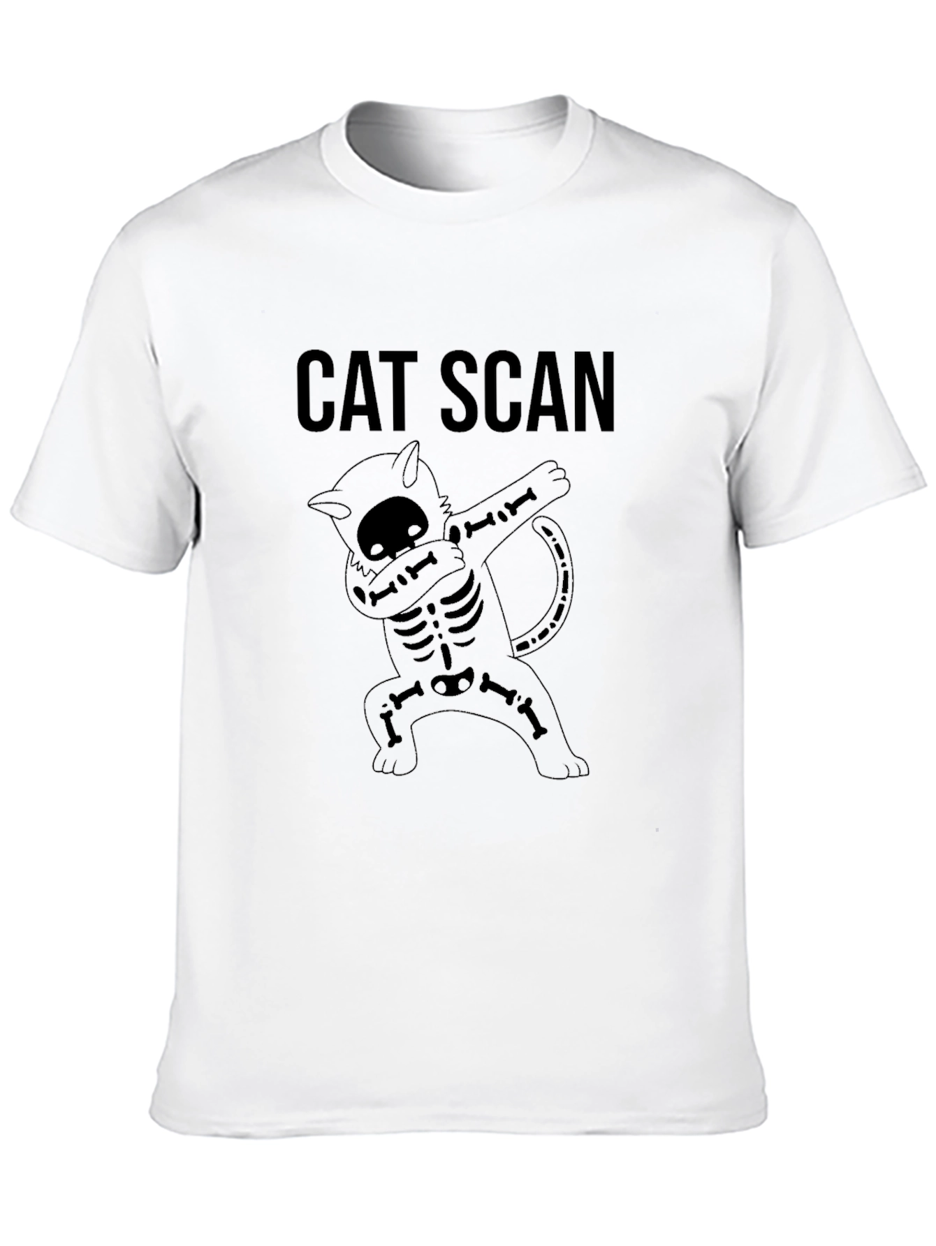 Cat Scan Skeleton Dab T-Shirt
