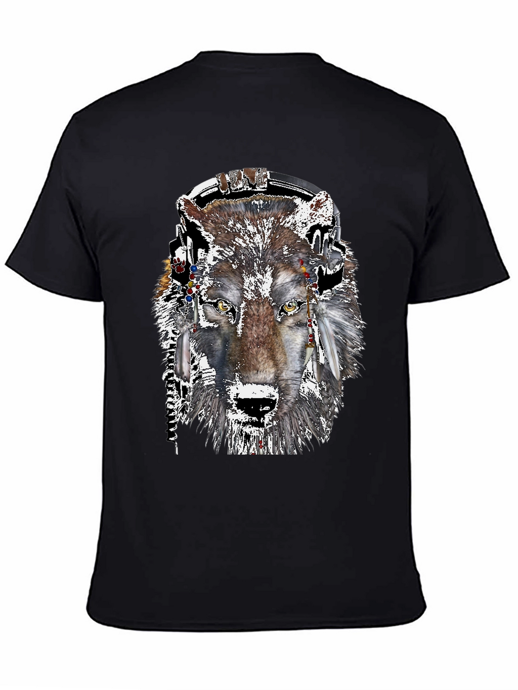 Wolf Headphone Graphic Tee
